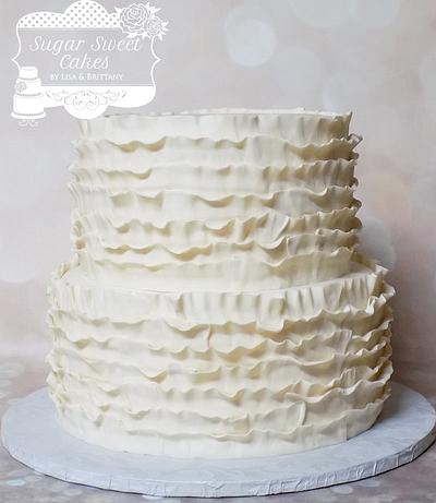 Ivory Ruffles - Cake by Sugar Sweet Cakes