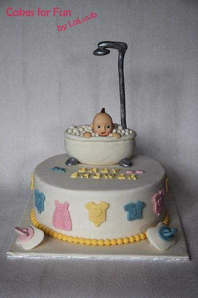 baby shower - Cake by Cakes for Fun_by LaLuub