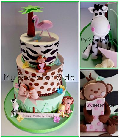 Zoo cake - Cake by Pam from My Sweeter Side