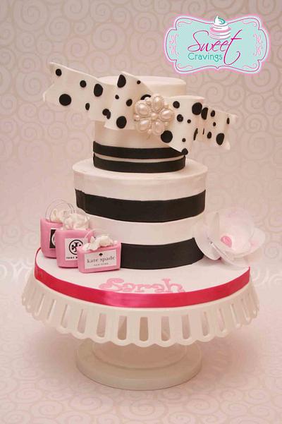 Black and white cake - Cake by Sweet Cravings Toronto