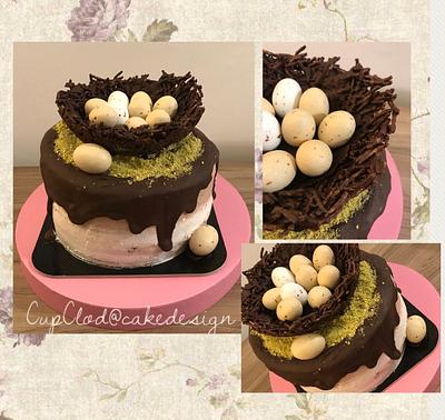 Chocolate nest Cake  - Cake by CupClod Cake Design