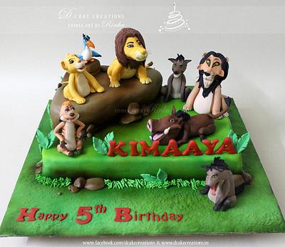 The Lion King - Cake by D Cake Creations®