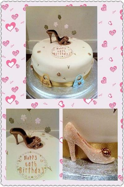 Shoe cake - Cake by CakeMeHappy15