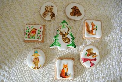 christmas gingerbread cookies - Cake by Rosas Kunst Kager