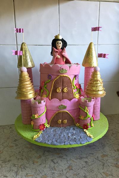 Princess castle cake  - Cake by Inspired Sweetness