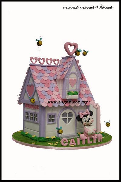 Minnie mouse & her house - Cake by weennee