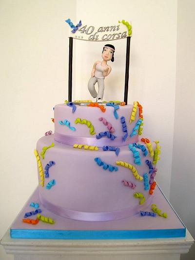 Running girl cake - Cake by Bella's Bakery