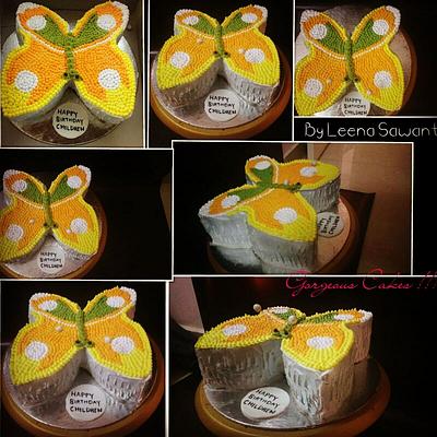 Butterfly !  - Cake by GorgeousCakesBLR