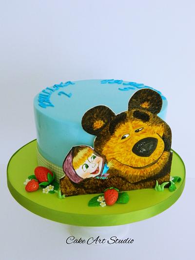 Masha - hand painted - Cake by Cake Art Studio 