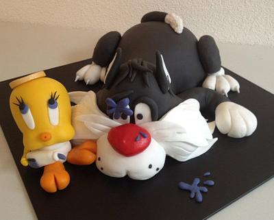 Sylvester and Tweety - Cake by Puck
