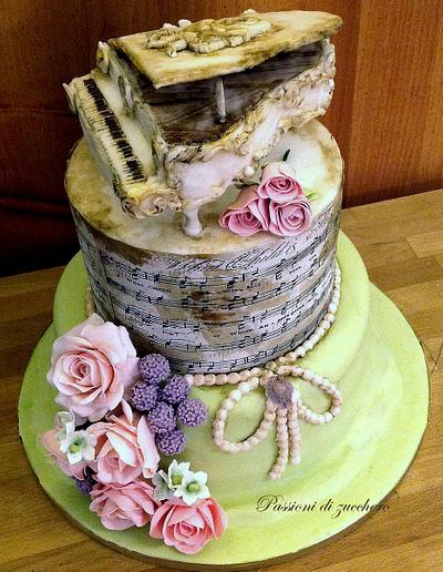 piano cake - Cake by passioni di zucchero