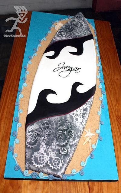 "Surf's Up".....Almost Life-sized Surf Board (30KG) - Cake by Ciccio 