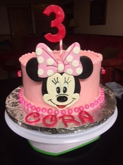 Minnie birthday cake - Cake by Jeaniecakes