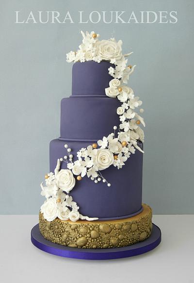 Violet Wedding Cake - Cake by Laura Loukaides