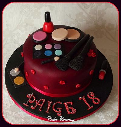 makeup cake - Cake by Hayley