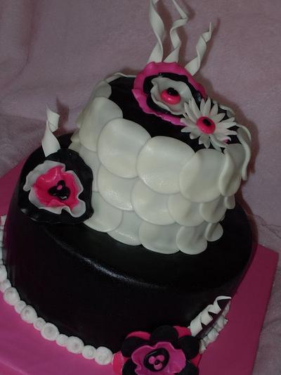 50th Birthday cake - Cake by sweetpeacakemom