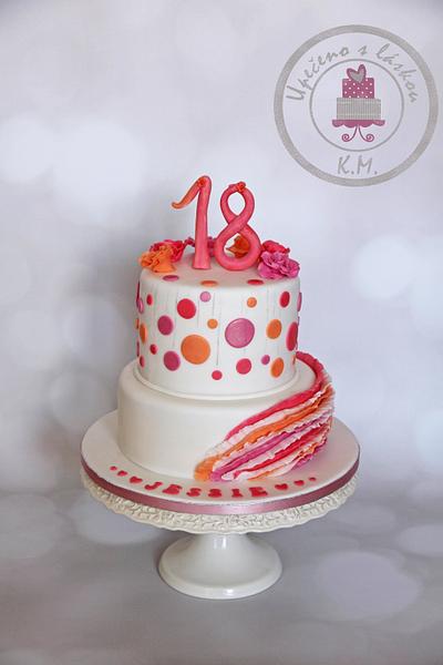 Jessica´s 18th Birthday - Cake by Tynka