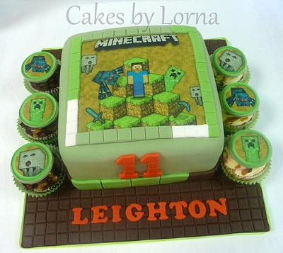 Minecraft Birthday - Cake by Cakes by Lorna