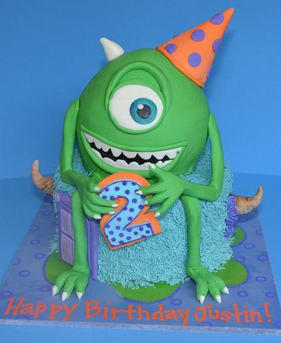 Monster's Inc - Cake by ErinLo