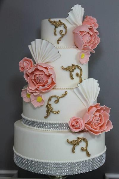 Classic Wedding Cake - Cake by Cakes By Mickey