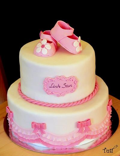 baby girl cake - Cake by tuti