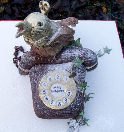 12 Days of Christmas Calling Bird - Cake by Yve mcClean