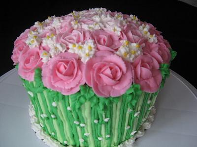 Birthday cake - Cake by Inoka (Sugar Rose Cakes)