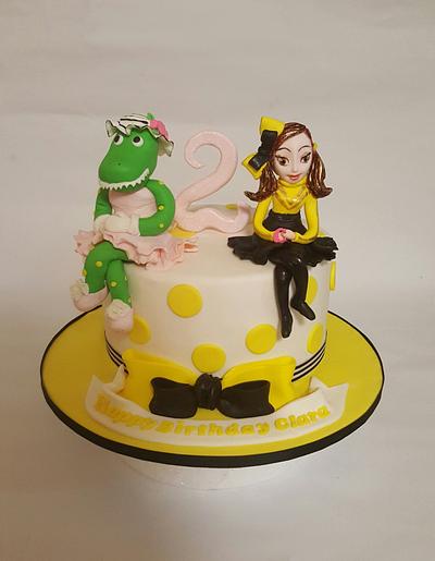 Emma and Dorothy the Dinosaur - Cake by The Custom Piece of Cake