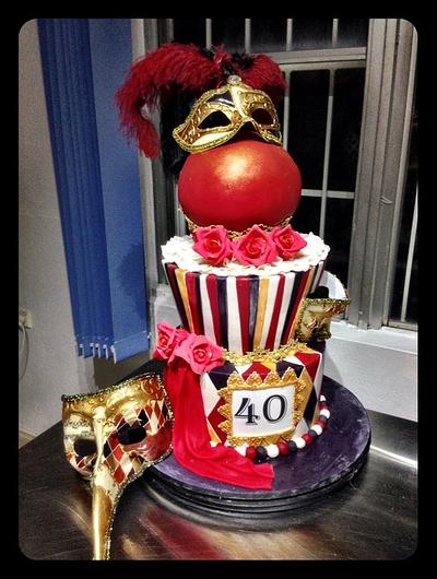 The Masquerade Cake - Cake by Nadia French