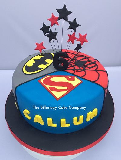 Super Hero cake - Cake by The Billericay Cake Company