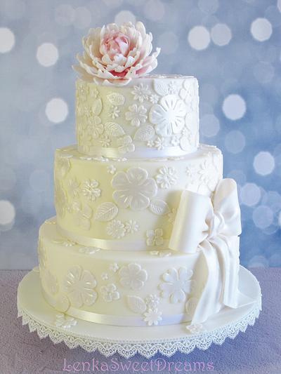 Wedding cake. - Cake by LenkaSweetDreams