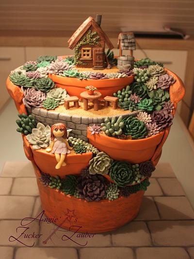 Mini-Fairy-Garden - Cake by Angie