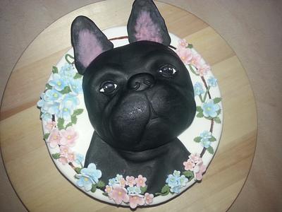 French bulldog - Cake by Zuzkine Dortíky