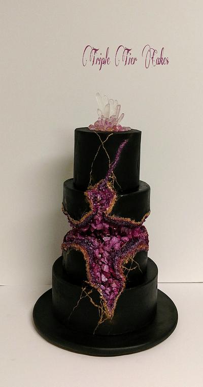 Geode cake - Cake by Triple Tier Cakes