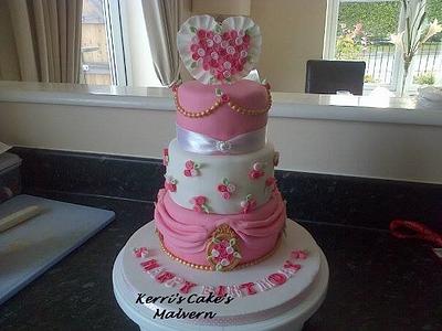 Anything pink!  - Cake by Kerri's Cakes