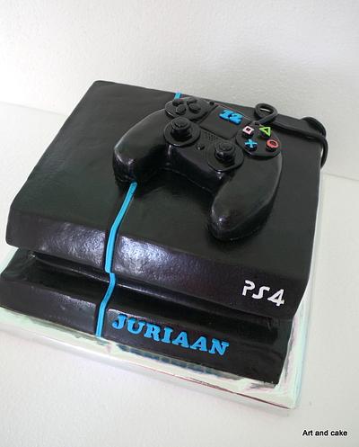 PS4 cake - Cake by marja