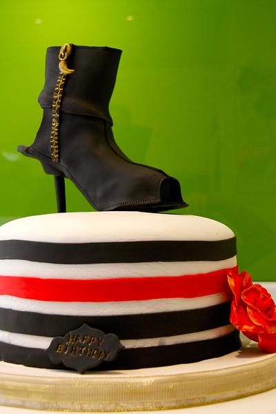 Zanotti Boots Cake - Cake by The Sugarstudios