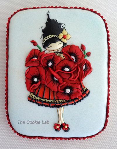 Poppies - Poppy dress!  - Cake by The Cookie Lab  by Marta Torres