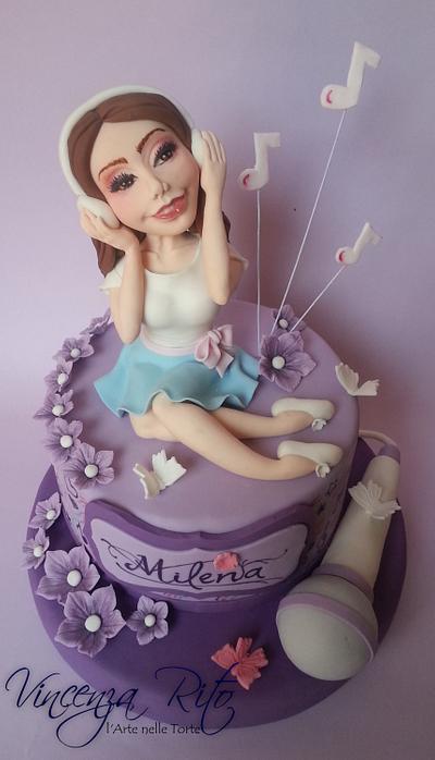 Violetta Disney - Cake by Vincenza Rito - l'Arte nelle torte