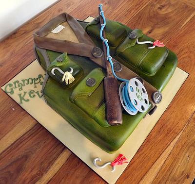 Fly Fisherman's jacket Cake :) x - Cake by Storyteller Cakes