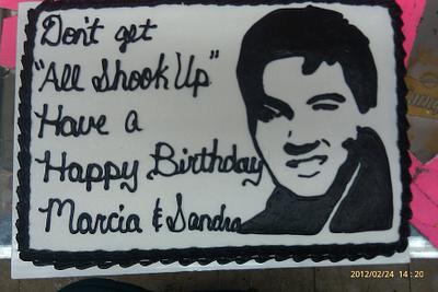 Elvis cake  - Cake by thomas mclure