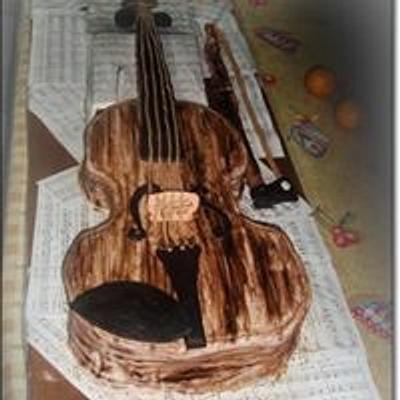 Real size violin - Cake by Miss Dolce Cakes