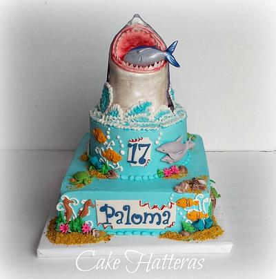 Shark Attack!  - Cake by Donna Tokazowski- Cake Hatteras, Martinsburg WV