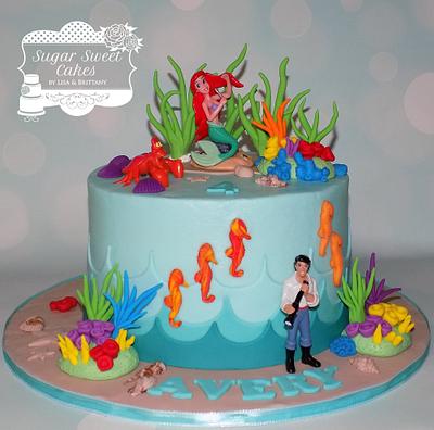 Little Mermaid - Cake by Sugar Sweet Cakes