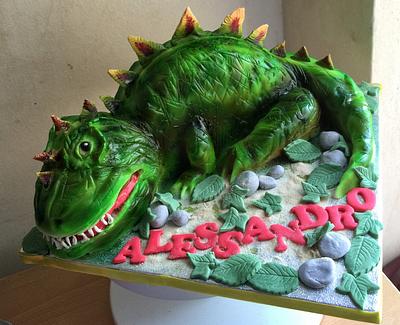 Dino  - Cake by El Pastel