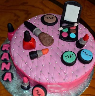 Makeup cake - Cake by Fatema Elnashar