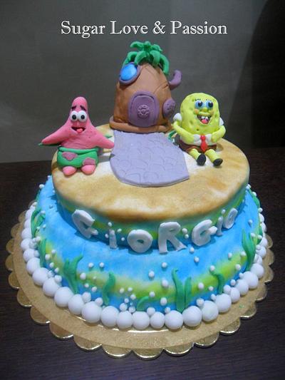 Spongebob's cake - Cake by Mary Ciaramella (Sugar Love & Passion)