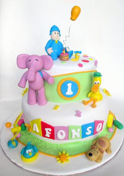 Pocoyo and friends - Cake by Os Doces da Susana