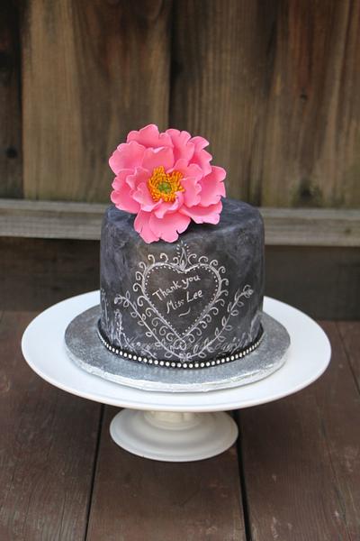 Chalk Board Cake  - Cake by Dhanya