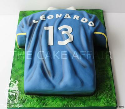 Chelsea Football Club Shirt - Cake by Designer Cakes By Timilehin